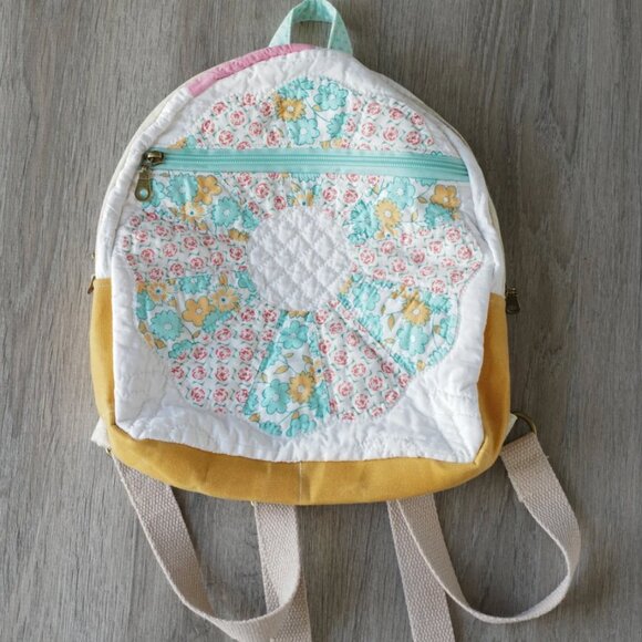 Handmade Patchwork mini Backpack - Picture 1 of 8